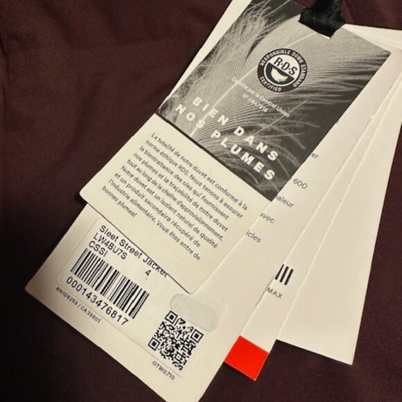 NWT Lululemon Sleet Street Winter Jacket size 4 - Picture 3 of 3